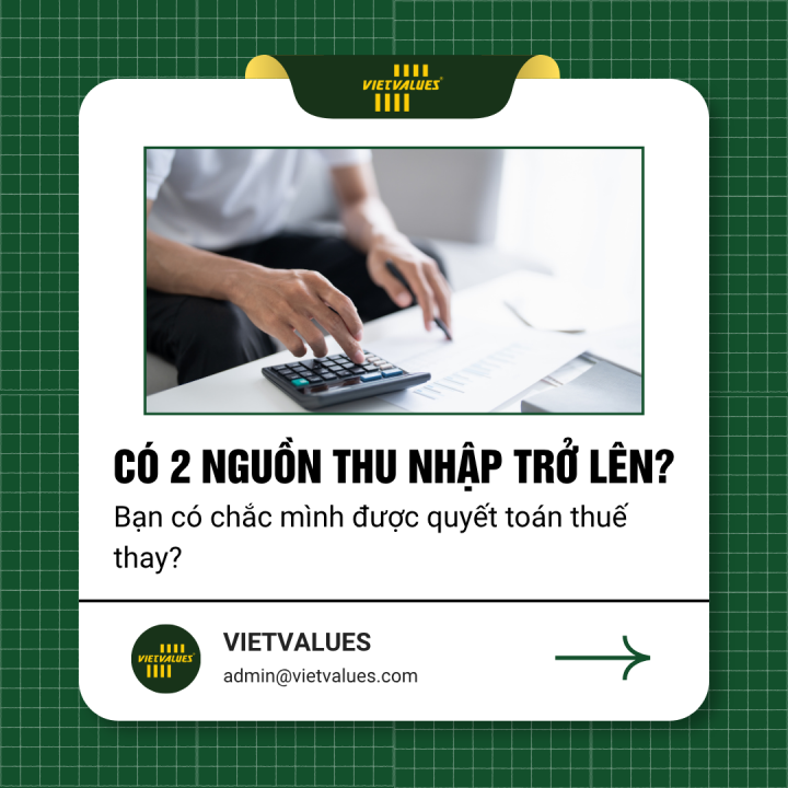 CÓ 2 NGUỒN THU NHẬP?