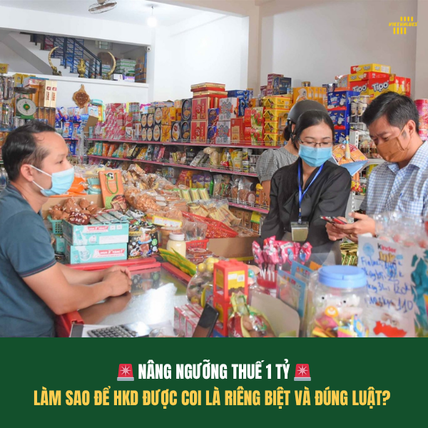 Làm sao để được coi là HKD riêng biệt và đúng luật 