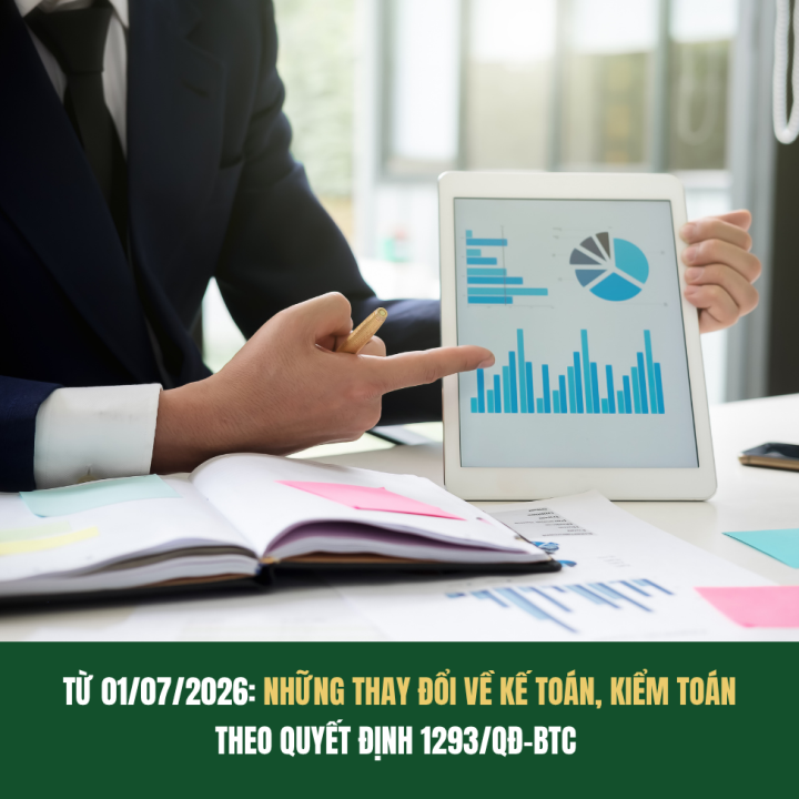 Từ 01/07/2026: Những Thay Đổi Về Kế Toán, Kiểm Toán Theo Quyết Định 1293/QĐ-BTC 