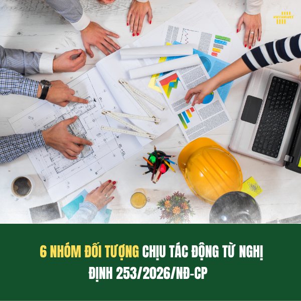 6 NHÓM ĐỐI TƯỢNG CHỊU TÁC ĐỘNG TỪ NGHỊ ĐỊNH 253/2026/NĐ-CP