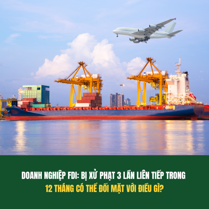 ⚠️ DOANH NGHIỆP FDI: BỊ XỬ PHẠT 3 LẦN LIÊN TIẾP TRONG 12 THÁNG CÓ THỂ ĐỐI MẶT VỚI ĐIỀU GÌ?
